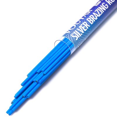 20 Sticks Flux Coated Brazing Rods Bcup-5 15% Silver Solder Phos Copper Brazi...