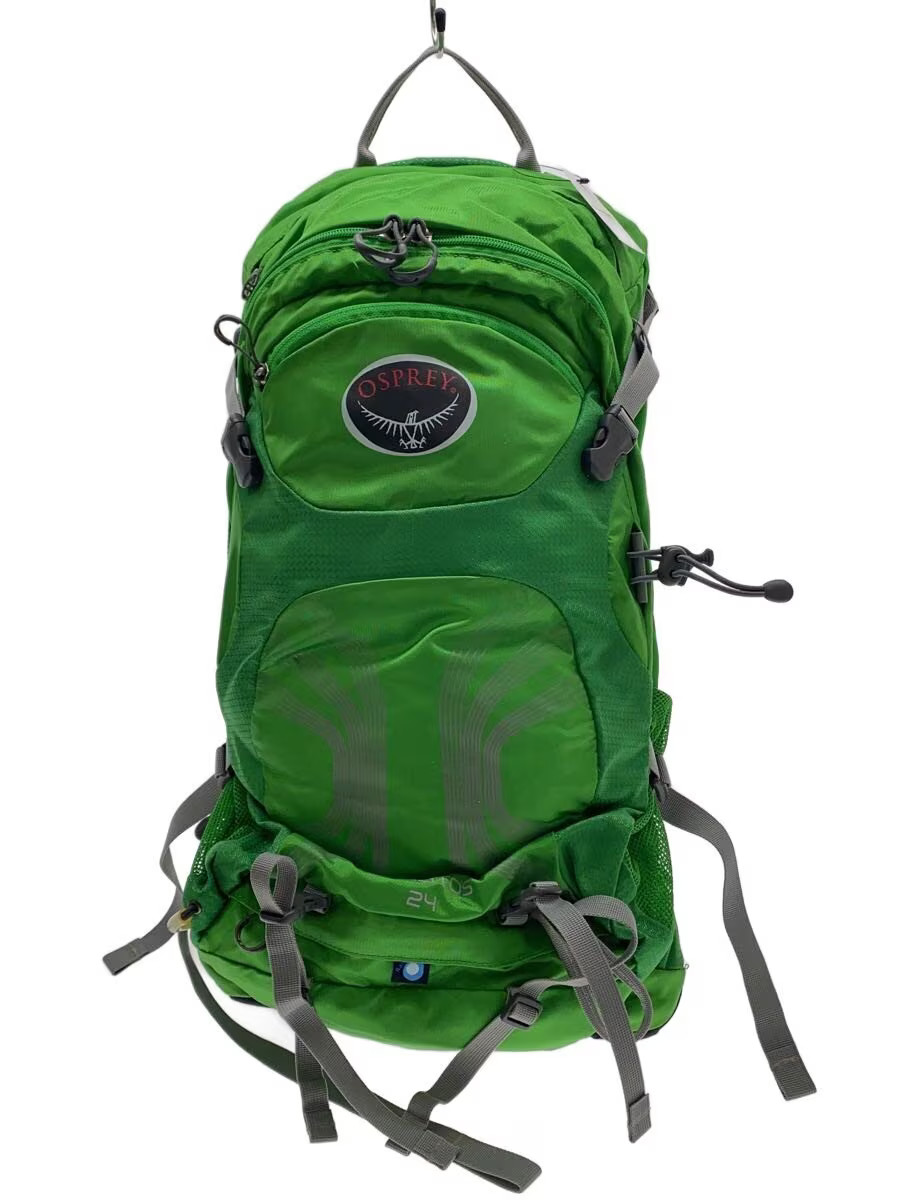 Osprey Backpack, Polyester, Green, Solid Color, S… - image 1