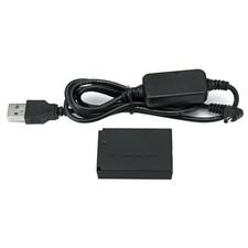 Power Charger Cable ACK-E12+DR-E12 Dummy Battery Charger For Canon EOS M2 M10 M