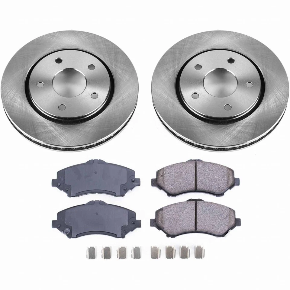 Power Stop Brake Kit For Dodge Grand Caravan 2008-2016 Front Autospecialty Foto 2 de 4