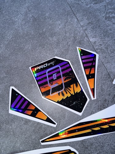 Razor Pro Spec Dirt Rocket Graphics kit decals THICK AND HIGH GLOSS ...