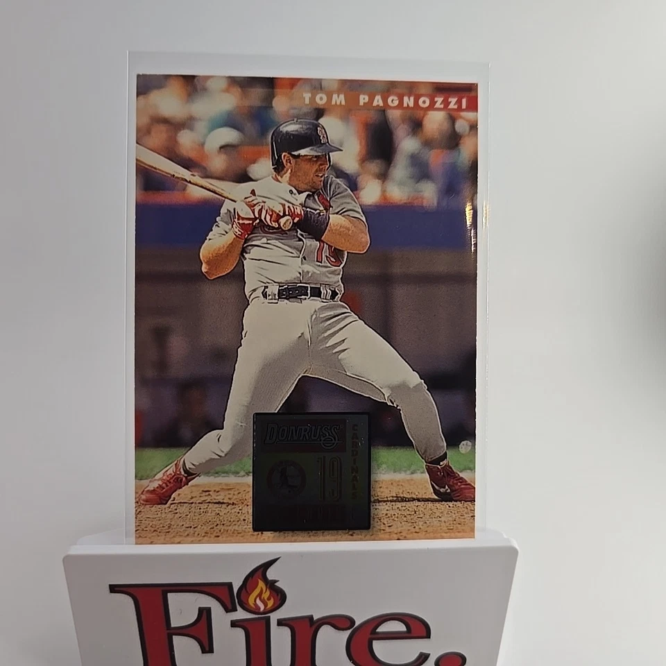 1996 Donruss #278 Tom Pagnozzi St Louis Cardinals - Image 3 of 4
