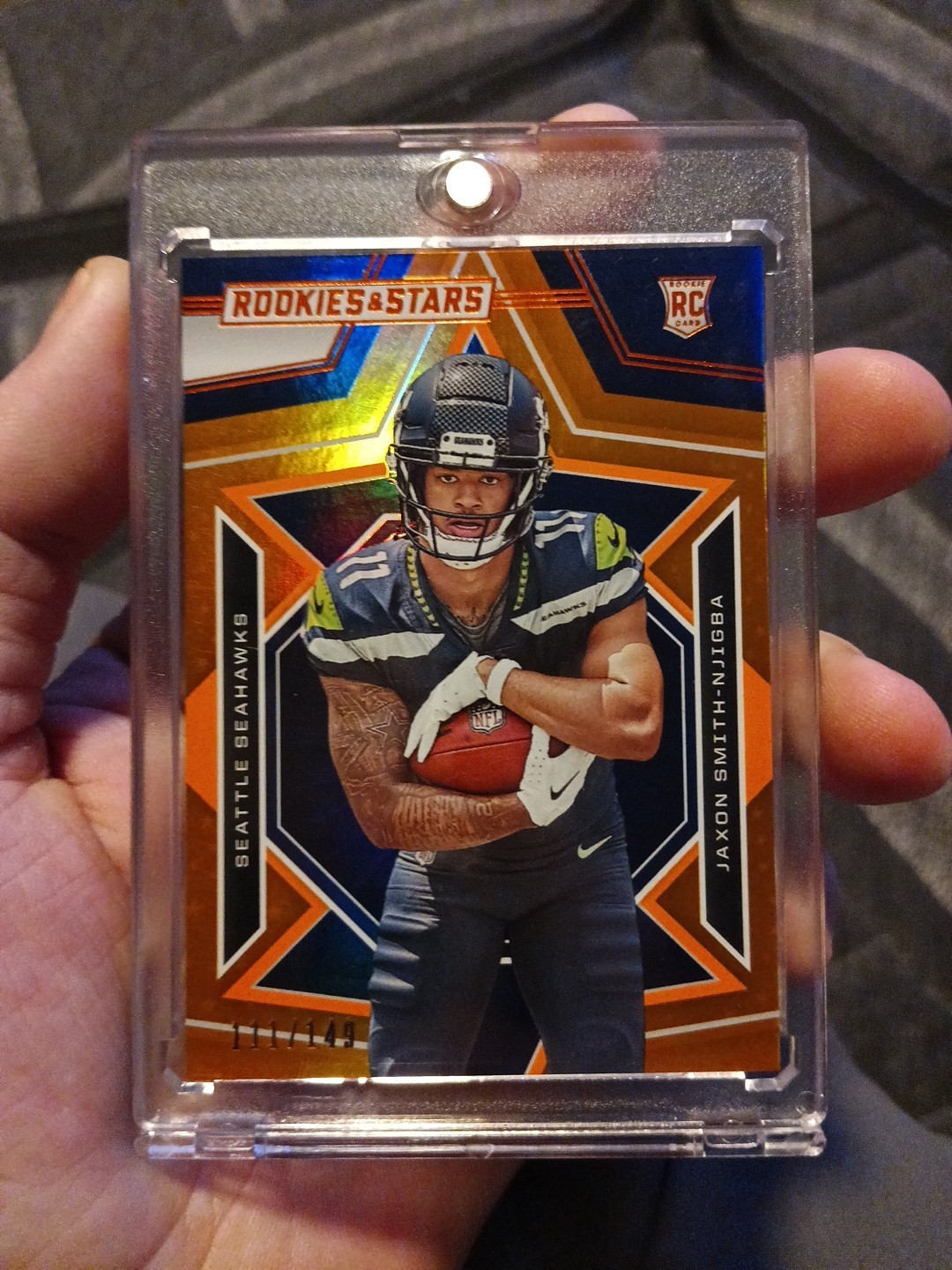 2023 Rookies & Stars Jaxon Smith-Njigba Orange /149 RC Minty Rare #151