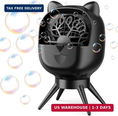 Bubble Machine for Kids,Automatic Rotation Bubble Maker 1800mAh Rechargeable Bat