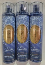 Bath Body Works Disney Princess CINDERELLA Fine Fragrance Mist 8 oz Lot 3 Blue