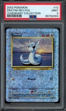2002 Pokemon Legendary Collection Reverse Holo Dratini #72 PSA 9 MINT on eBay