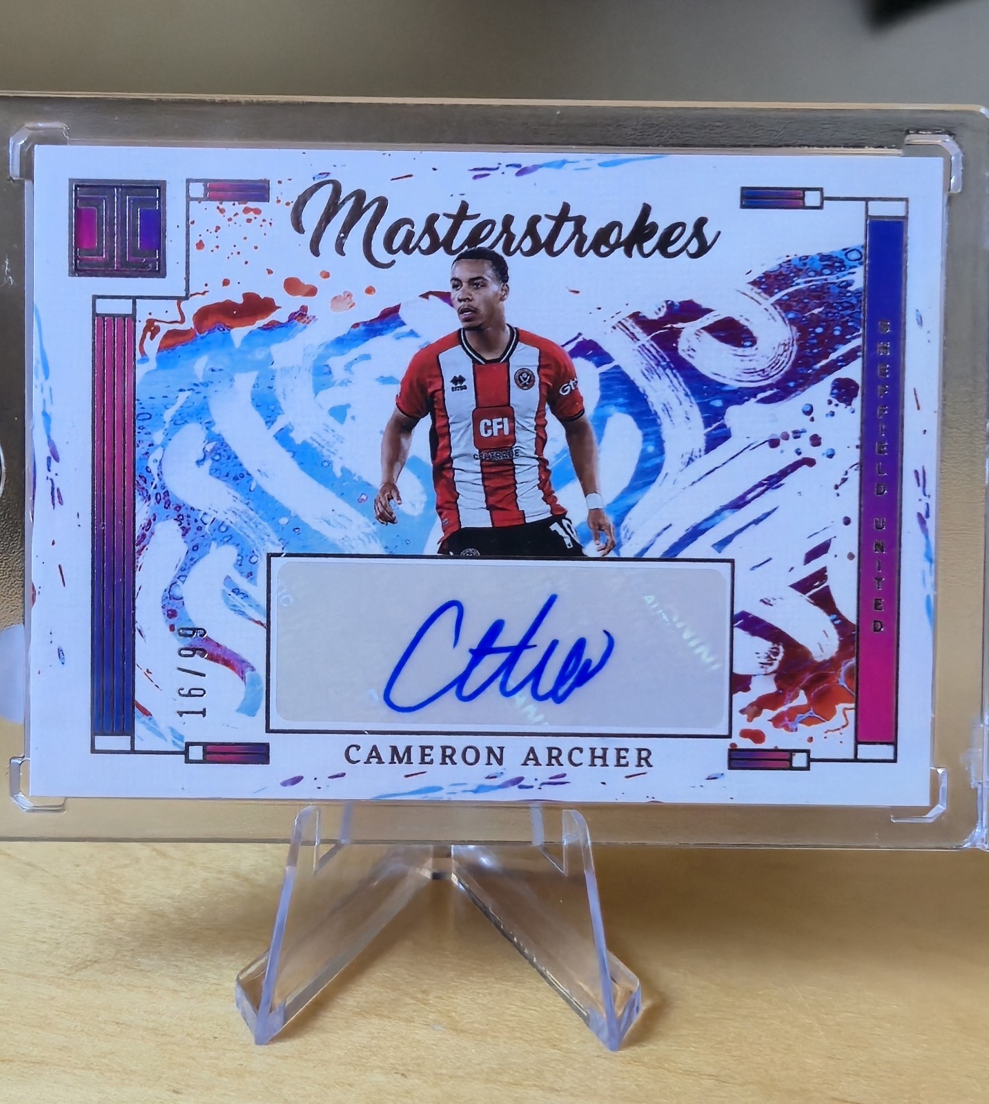2023-24 Panini Impeccable Cameron Archer Masterstrokes Autograph /99 AU NM