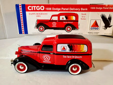 Diecast CITGO 1936 Dodge Panel Delivery Coin Bank 1:25 Scale LE 6 in series nib
