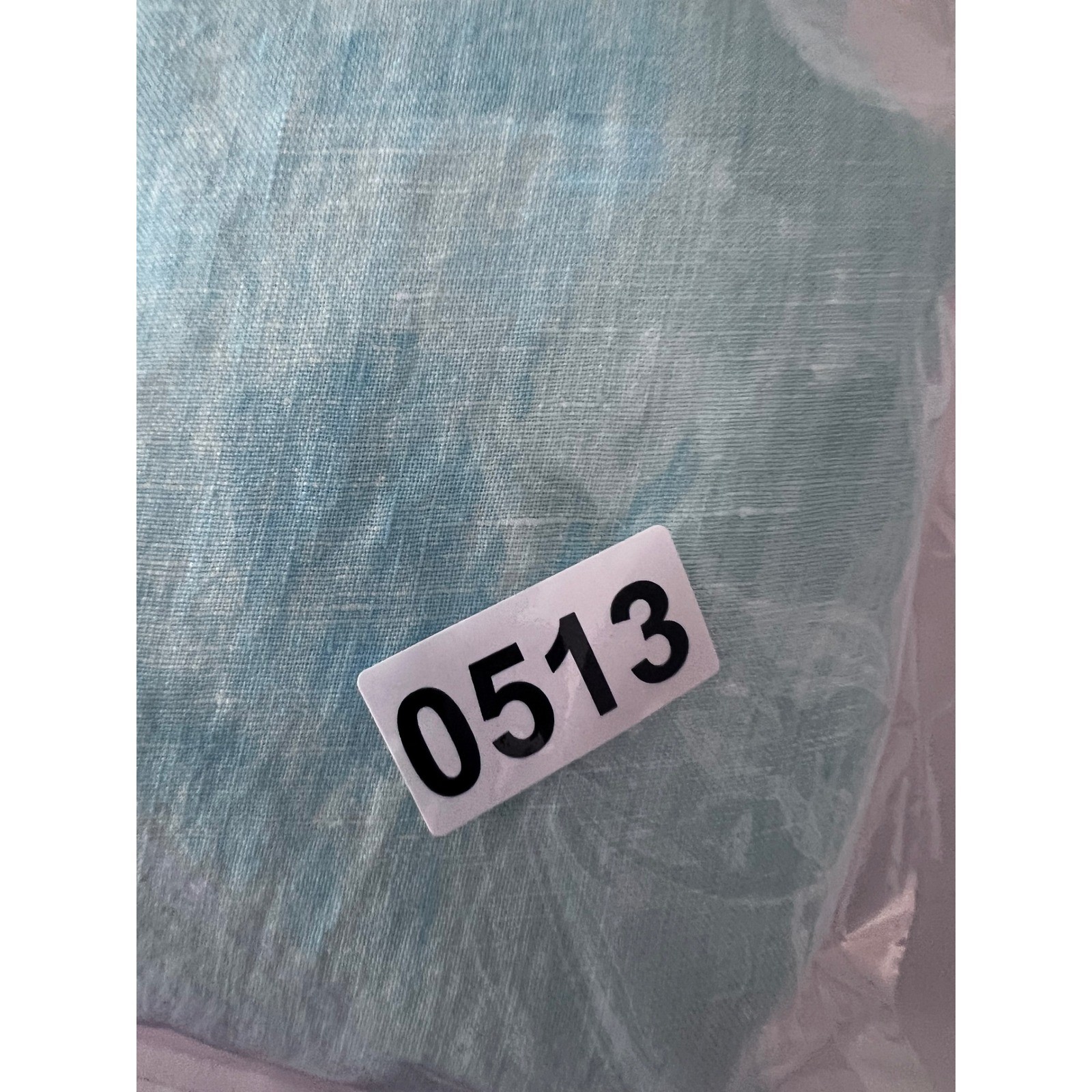 Chicos Linen Side Slit Tunic Shirt 3/XL Blue Sleeveless Button Up Boho Lagenlook