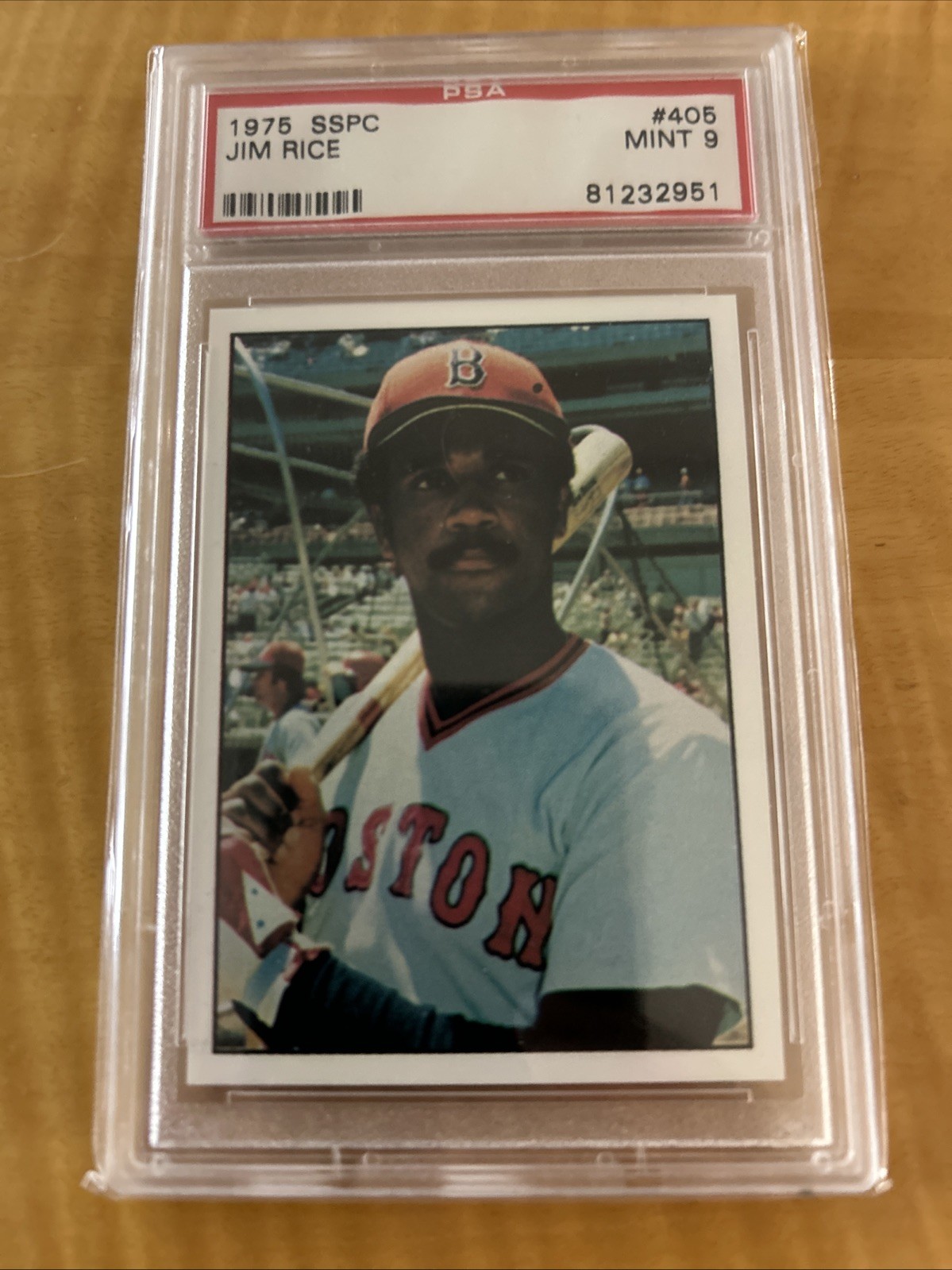 Rare Vintage 1975 SSPC  Jim Rice Rookie Card RC PSA 9 Mint Red Sox HOF Low Pop!