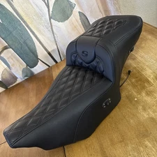 Saddlemen 24-25 Harley Touring Roadsofa Heated Extended Carbon Lattice Seat