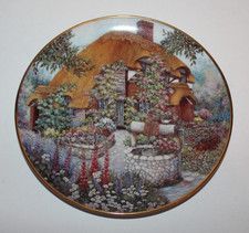 Franklin Mint - Lilliput Lane Plate - Wishing Well Cottage