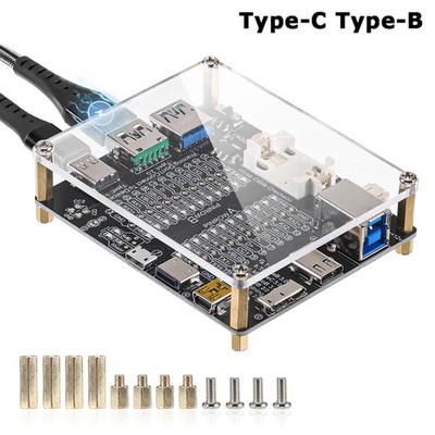 Treedix Usb-Kabeltester, Usb-C-Kabeltester, Usb-Datenkabeltester Prüfplatine Für