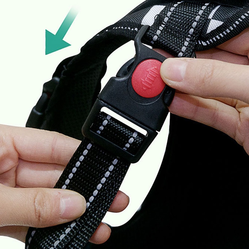 Dog Harness Adjustable Reflective Safe Breathable Pet Walking Vest Dog Harness Adjustable Reflective Safe Breathable Pet Walking Vest