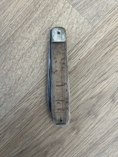 DDR Taschenmesser GML – Klassisches Klappmesser mit Holz Schalung – Vintage