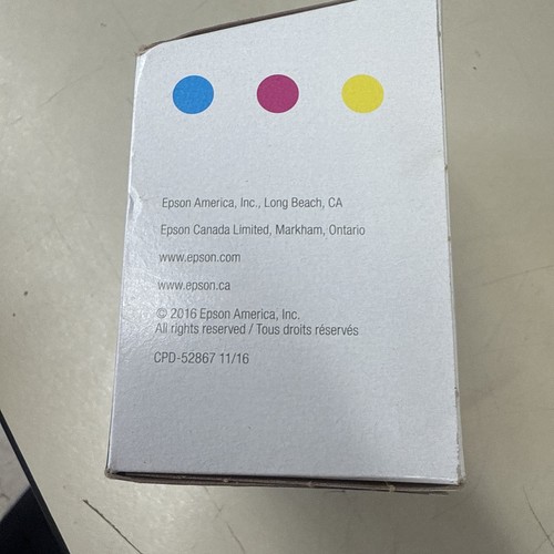 Epson 702 (T702520) Tri Color Cyan/magenta/yellow- Sealed- Choose Expiration - Picture 4 of 6