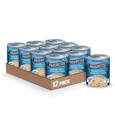 Progresso Traditional, Chicken Cheese Enchilada Flavor 37 Ounce (Pack of 6)