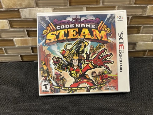 Code Name S.T.E.A.M. (Nintendo 3DS, 2015) STEAM 3DS NEW Factory SEALED!