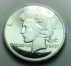 1/2 Troy Oz.  .999 Silver Round - Mercury Dime Head/ Sigma Tested - HARD TO FIND