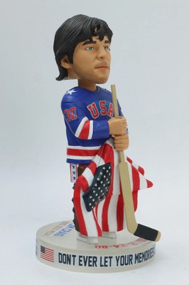 Jim Craig 1980 Lake Placid Gold Medal  Miracle On Ice  Officially Bobblehead Edi