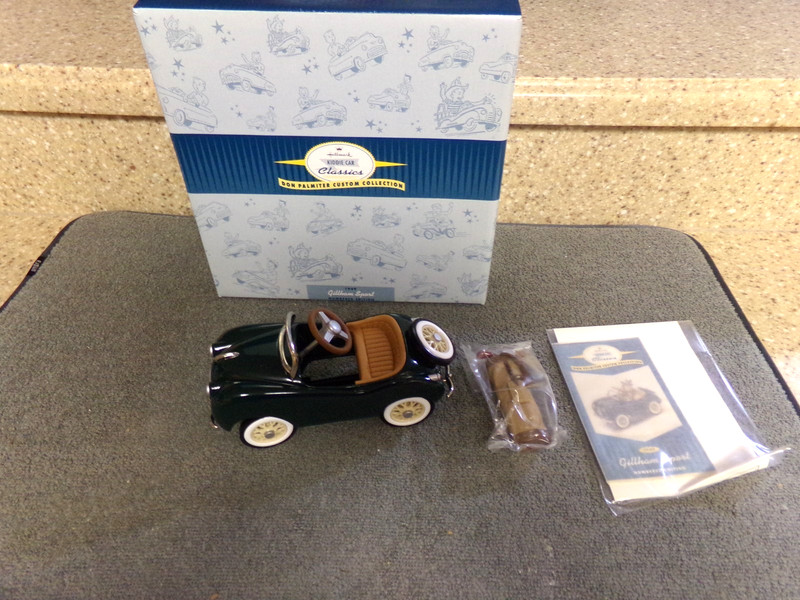 Hallmark 1949 Gillham Sport with Golf Clubs - Tabletop Kiddie Car (NIB)