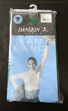 Danskin Girls Sz XL Heavyweight Cheer Skating Gym Trunks Briefs Green 14-16