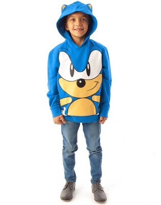 Sonic the Hedgehog Blau Character Kapuzenpullover Jungen