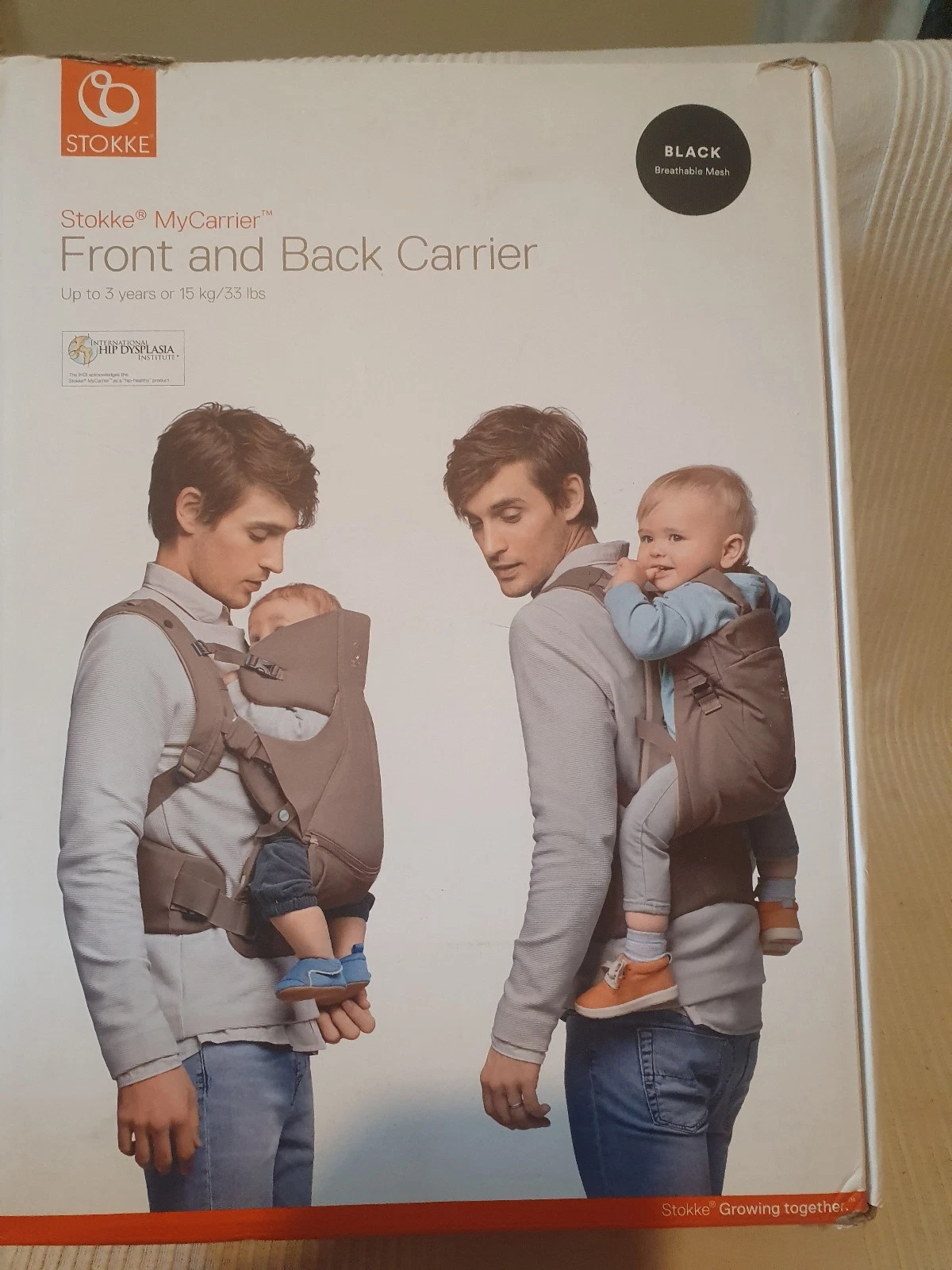Stokke MyCarrier Front and Back Baby Carrier Upto 3 Years/15kg