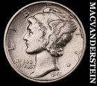 1941 Silver Mercury Dime - Scarce  High Grade  Lustrous  No Reserve  #M565 — photo 1