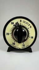 Vintage M.H. Rhodes Darkroom Timer Glow Dial Mechanical 30 Min Avon CT
