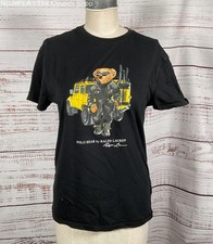 Polo Ralph Lauren Bear Men's Truck T-Shirt Black S