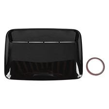 Abs Hood Scoop Air Intake Grille Cover For Trucks And Cars Glossy Black Abs Hood Scoop Air Intake Grille Cover For Trucks And Cars Glossy Black