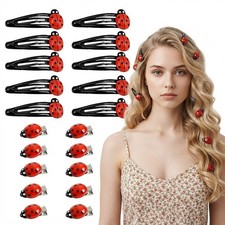 20 Pcs Ladybug Hair Clips, Lady Bug Accessories for Girls Women, Cute Ladybug...
