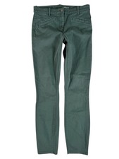 Gap Green Flat Front Modern Stretch Skinny Crop Chino Pants Women's Size 6R