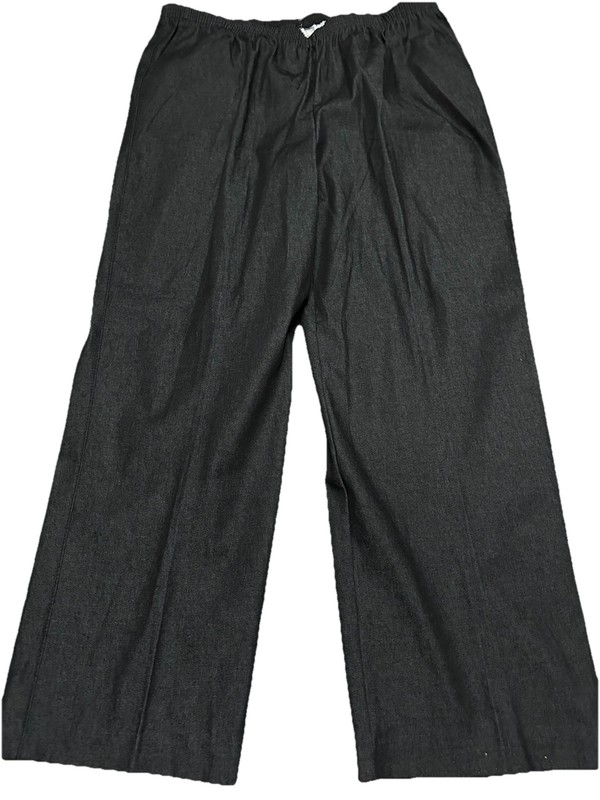NWT Alfred Dunner Ladies Black Straight Leg Size 18W Stretch Proportioned Medium