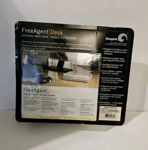 New Seagate FreeAgent Desk 500GB External Hard Drive - Picture 3 of 5