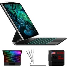 Edge Keyboard Case for iPad Air 13-inch M4/M3/M2, 2026/2025/2024 iPad Black