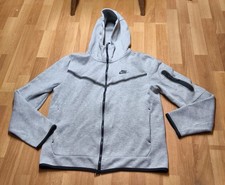 Men's Nike Sportswear Tech Fleece Hoodie CU4489-063 Gray Full Zip Sz M