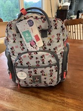 Disney Baby Minnie Mouse 9 Pocket Multi-Piece Diaper Bag Set All Over Print