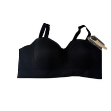 Truekind Supportive Comfort Wireless Shaping Bra Black XLarge NEW