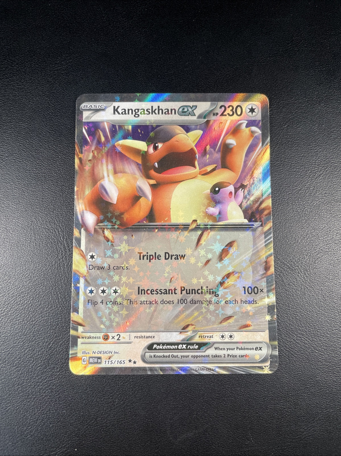 Kangaskhan ex 115/165 Sv: Scarlet & Violet 151 Holo