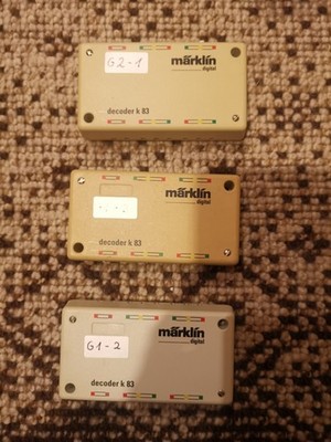 Märklin digital  AC 3x 6083 Decoder k 83 für Weichen etc
