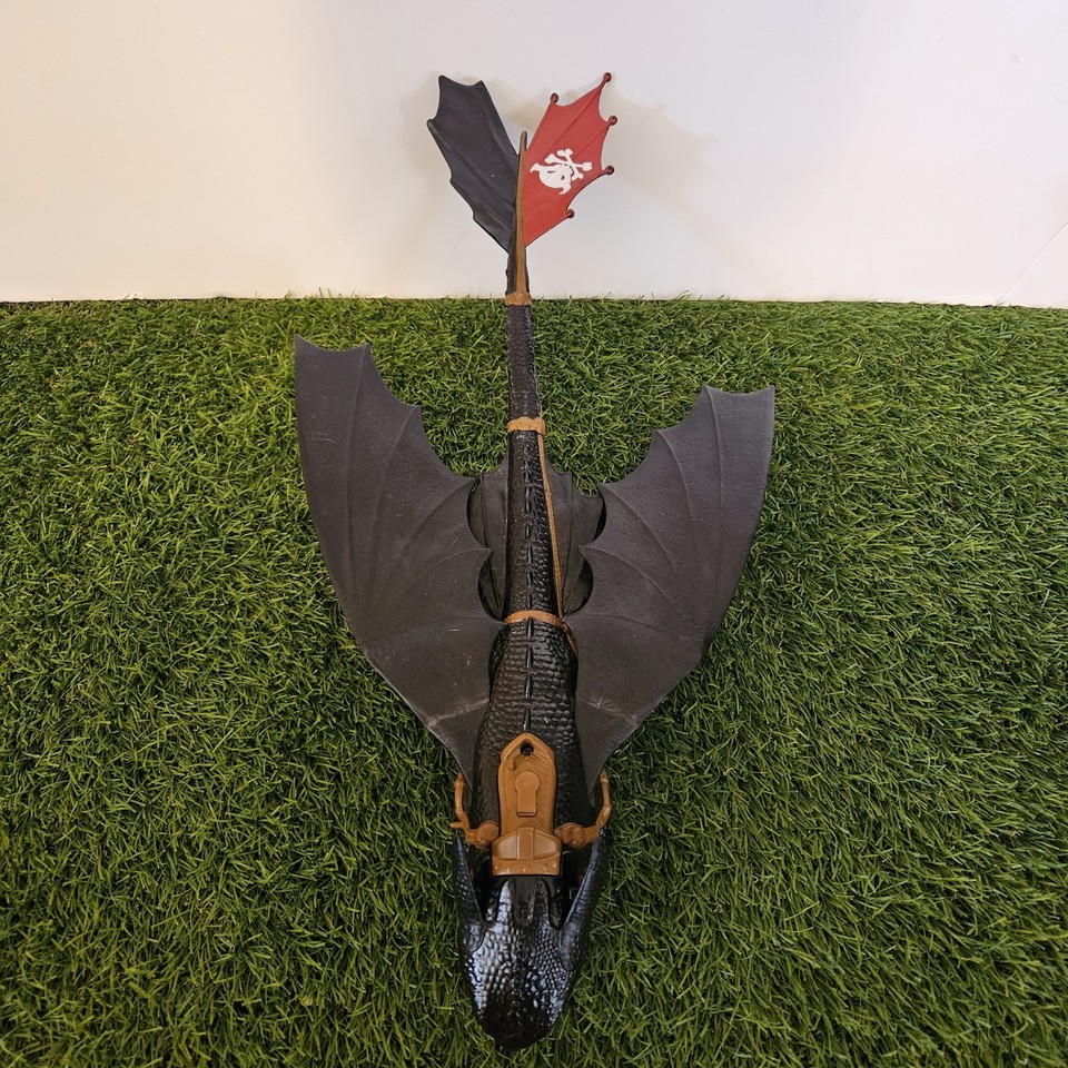 How to Train Your Dragon Ex-Large Fire Breather Toothless Night Fury | eBay