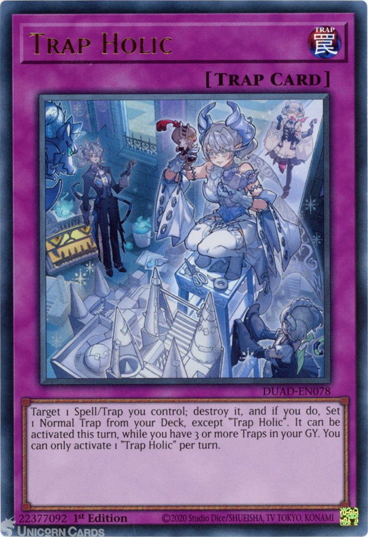 DUAD-EN078 Trap Holic : Ultra Rare 1st Edition Mint YuGiOh Card