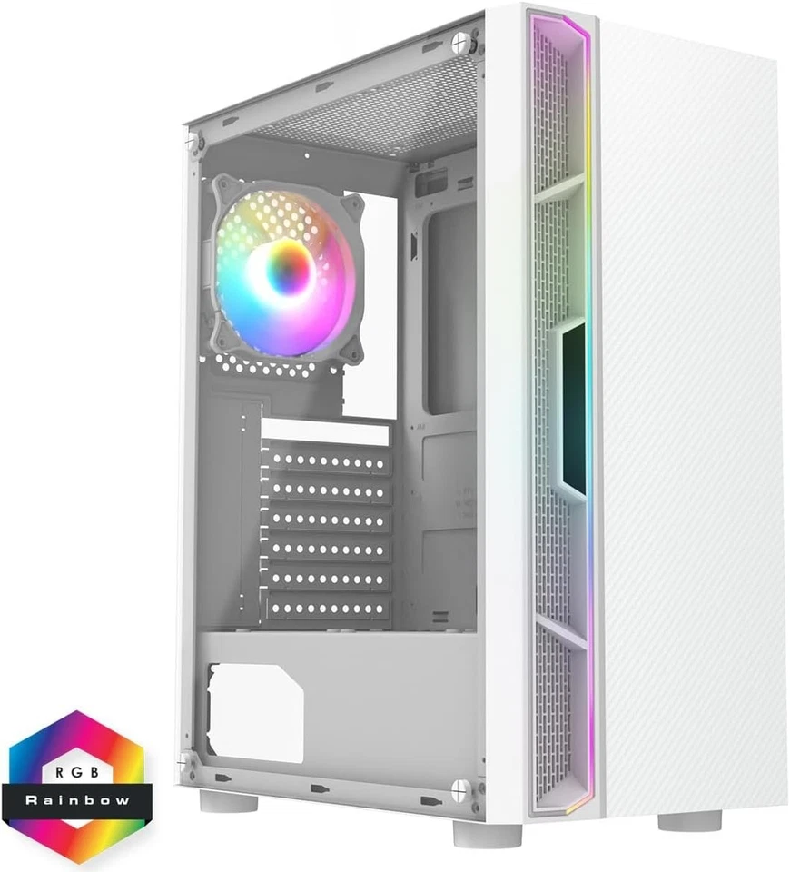 GALAXY LUNA WHITE PC Bundle Dual Monitor i5 16GB RAM 1TB HDD 128GB SSD Win 11 P - Image 3 of 4