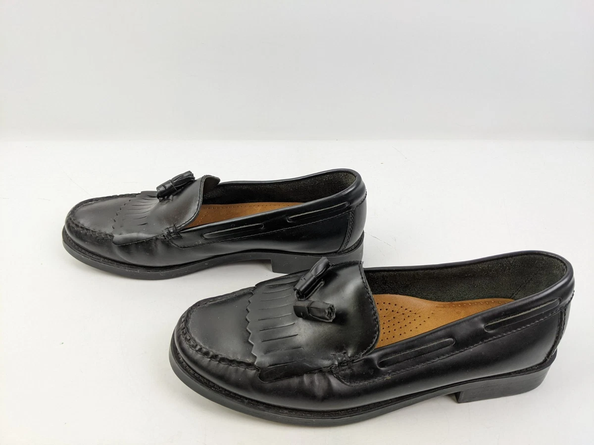 Nwt 7M Bass-Pilot Style Black Twill Slip-On Shoes Bass Comfort Shoes for Women for sale | eBay main image 2