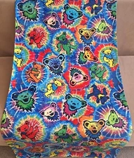 Dancing Bears Grateful Dead Beach Bath Pool Gift Towel Cotton Splash Vibrant New