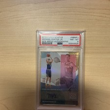 2018-19 Panini Status - New Breed Autographs Michael Porter Jr RC PSA 8