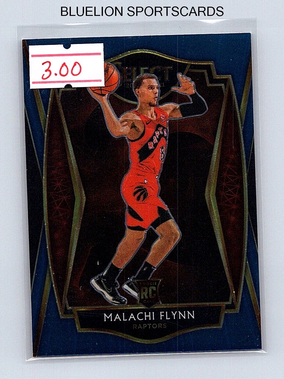 2020-21 Panini Select - Premier Level Malachi Flynn #170 Blue (RC)