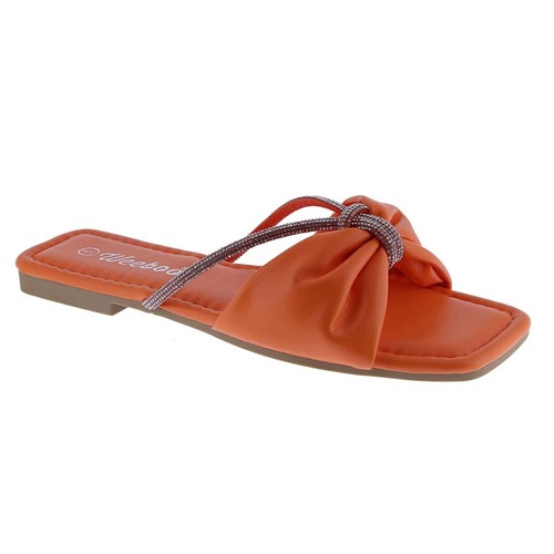 Sandalias para mujer color liso verano ocio moño pantuflas zapatos individuales romanos F - Imagen 53 de 72